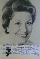 Madeleine Robinson (1916-2004) Schauspielerin - Autogramm