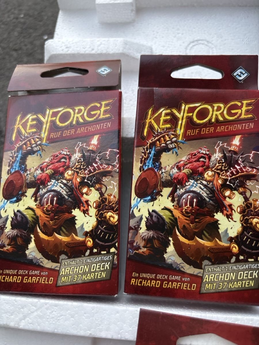 Jeux: KeyForge Ruf der Archonten Starter Set, unvollständig – D'occasion à Kriens par mir_v8ww 1