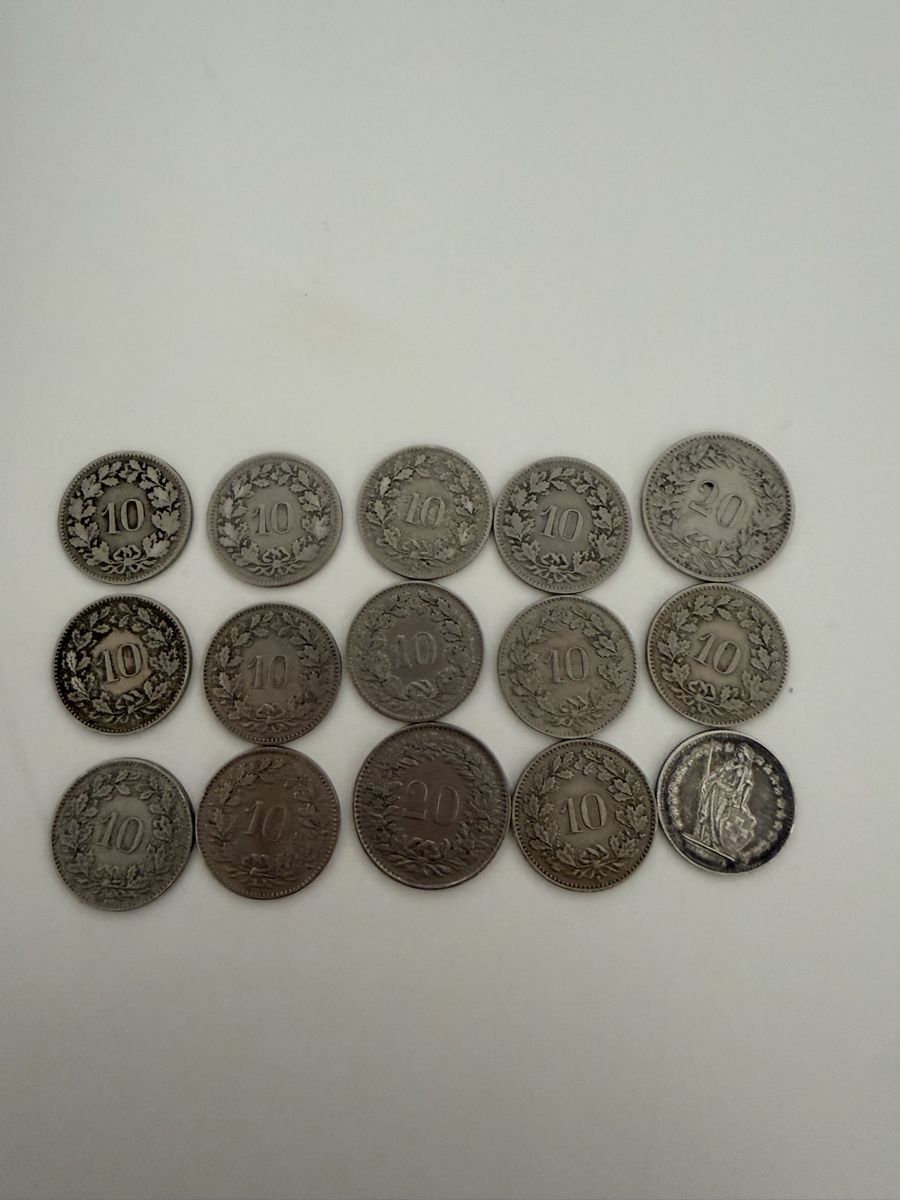 Alle Münzen: Schweizer Geld 10-20-50  – Gebraucht aus Neuhausen von Cartier22 1