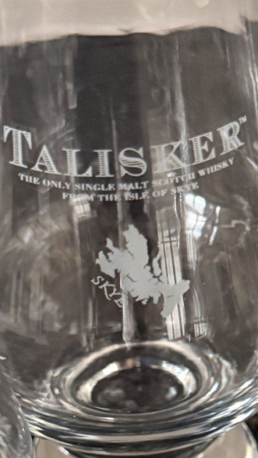 Bicchieri: 6 Talisker Whisky Gläser mit Logo – Usato da Lommis venduto da manmarmi 4