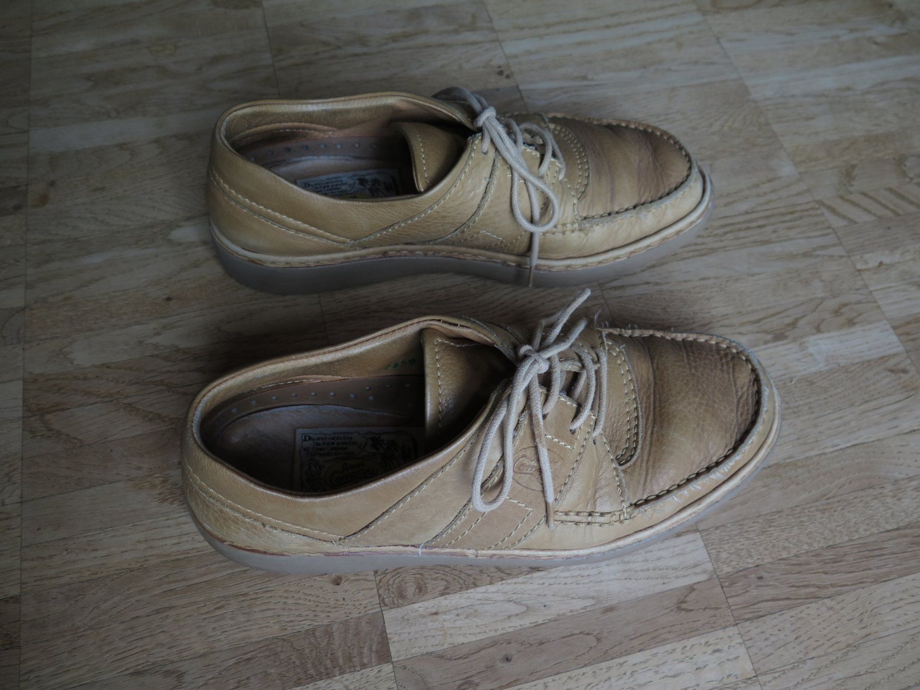 Scarpe da uomo: Sioux Leder hellbraun Schnürschuh Grösse 8 - 42 – Usato da Zwingen venduto da Tigertimmi 1