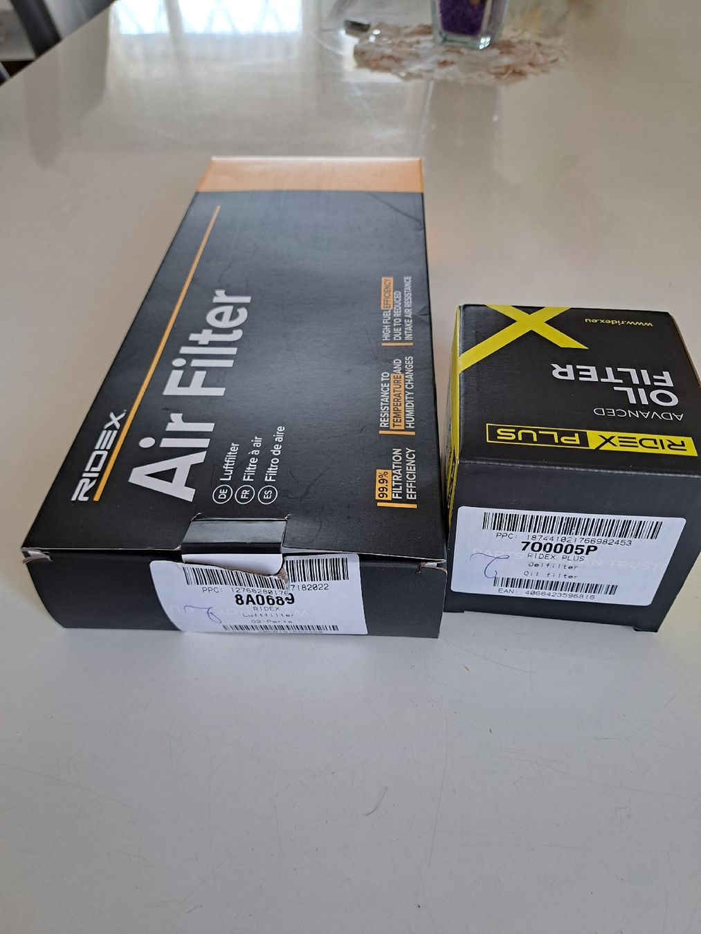 Alle Autoersatzteile: Ridex Plus Advanced OIL FILTER + Air Filter Luftfilter – Neu und originalverpackt aus Emmenbrücke von Qalku.live.it 2