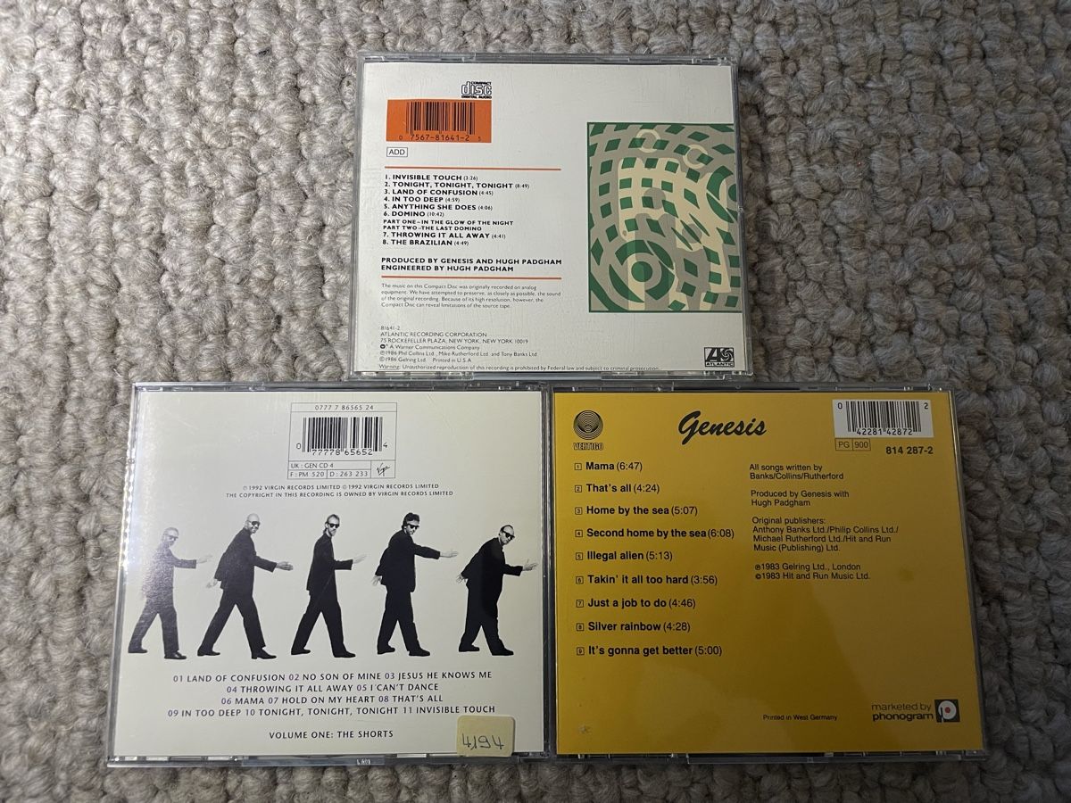 CD: 3x Genesis  – Nuovo (secondo la descrizione) da Reinach AG venduto da trigger7811 1