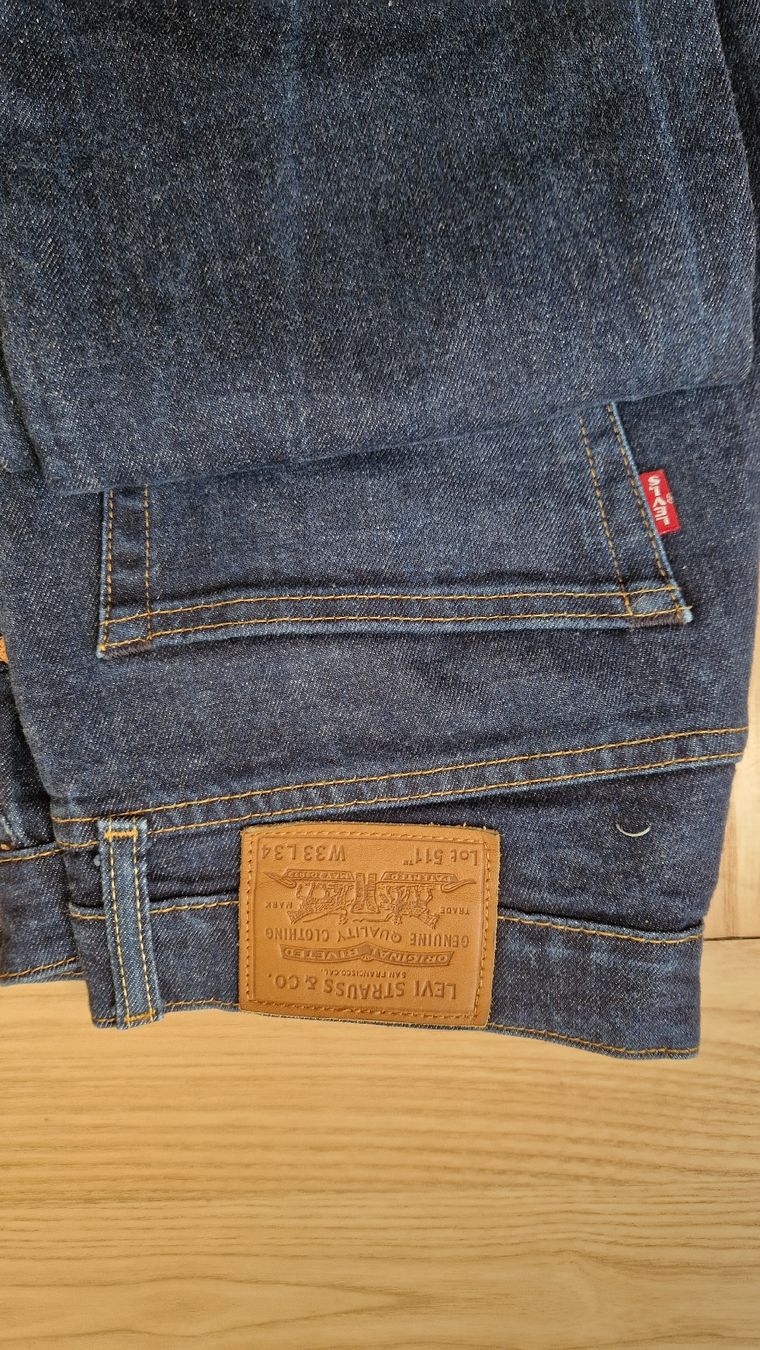 Levi's Jeans: Levi's 511 Slim Fit Jeans, Dunkelblau, Top Zustand, W33/L34 – Neu (gemäss Beschreibung) aus Luzern von tbu_qh56 2