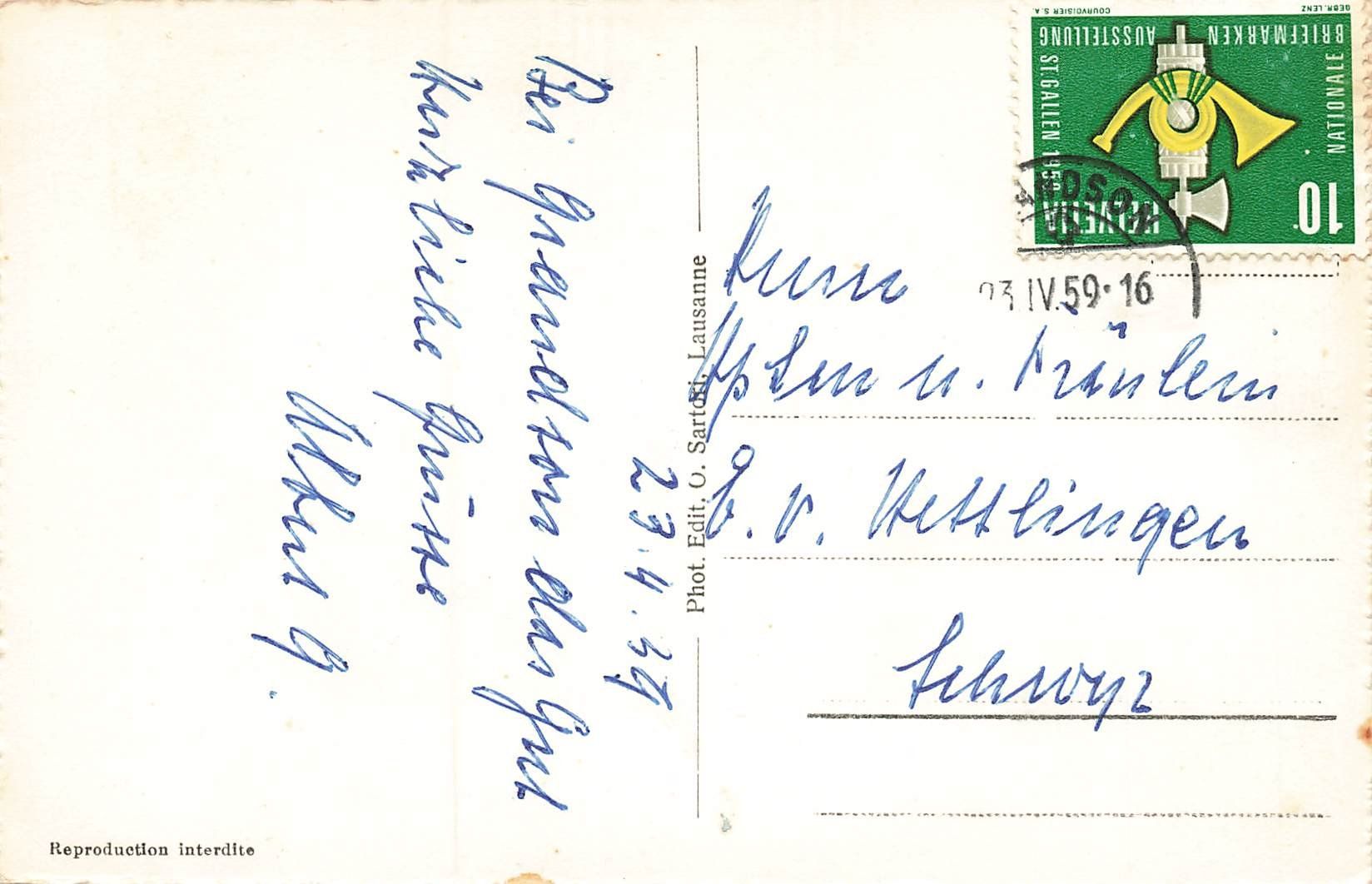 Cartoline postali: 3 AK's - Schloss Grandson – Usato da Schwyz venduto da Seffi56 4