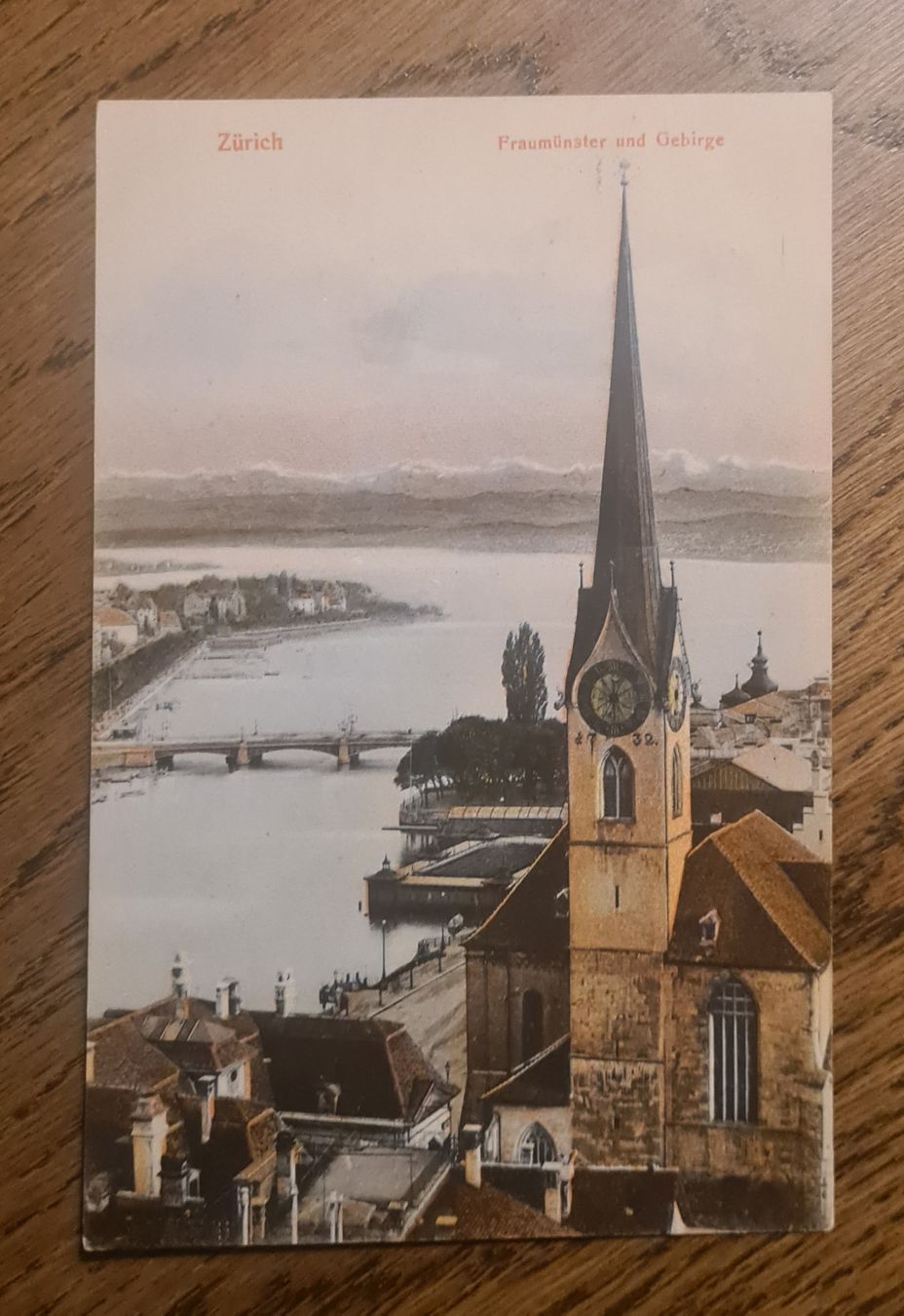 Cartoline postali: Zürich Fraumünster 1918 – Usato da Ebikon venduto da Donar50