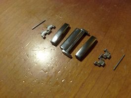 3 Rado Uhrenglieder Komplett mit allen benötigten Teilen