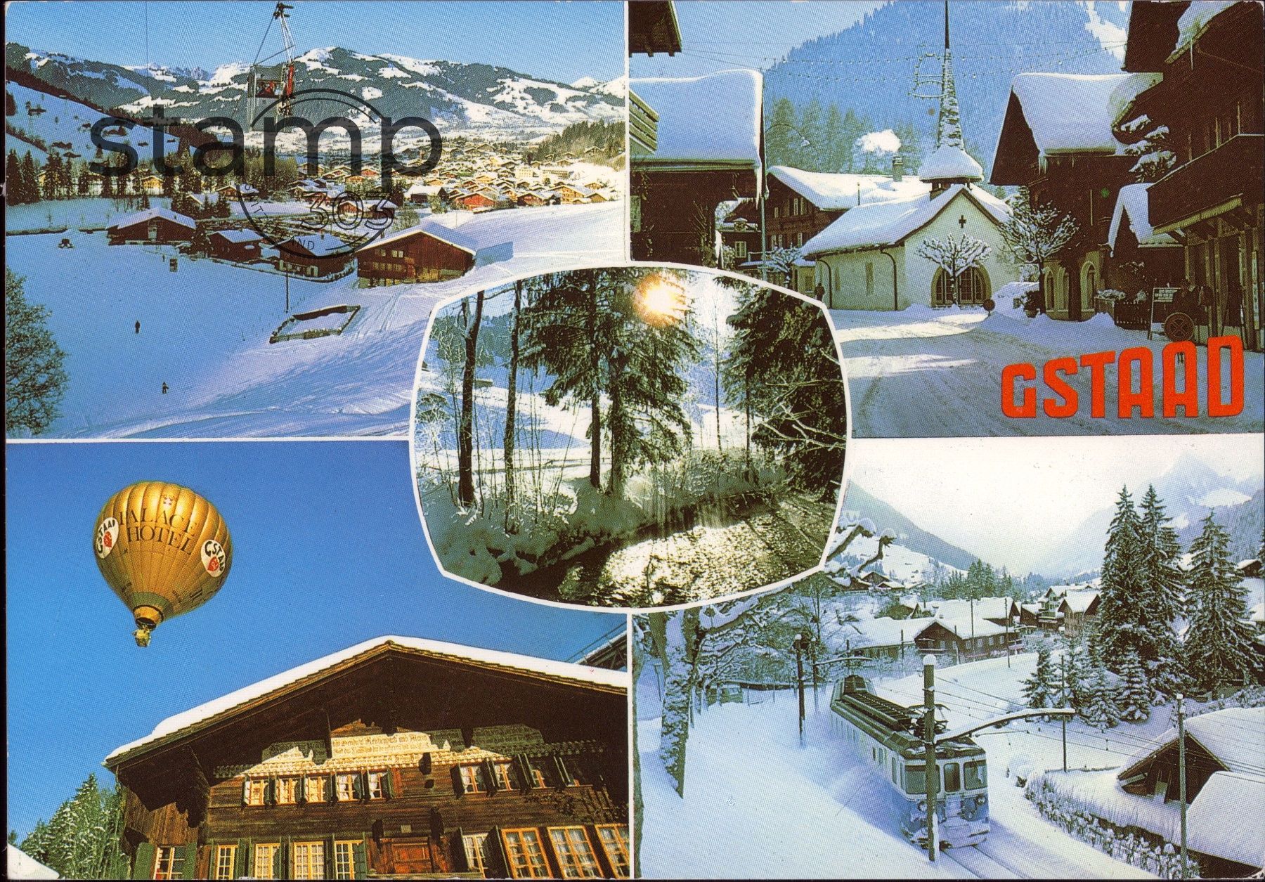 Cartoline postali: AK Gstaad _ Berner Oberland – Usato da Eggersriet venduto da stamp303