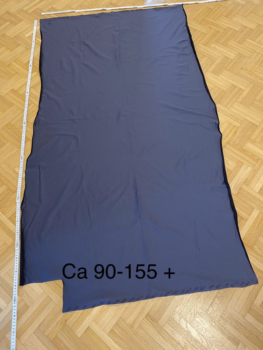 Tessuti: Verdunklung Stoff beschichtet Graublau ca 90-155 – Nuovo (secondo la descrizione) da Flawil venduto da sonnengeist 2