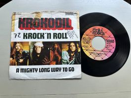 KROKODIL rare Single Krock n Roll SWISS Krautrock Psychedlic