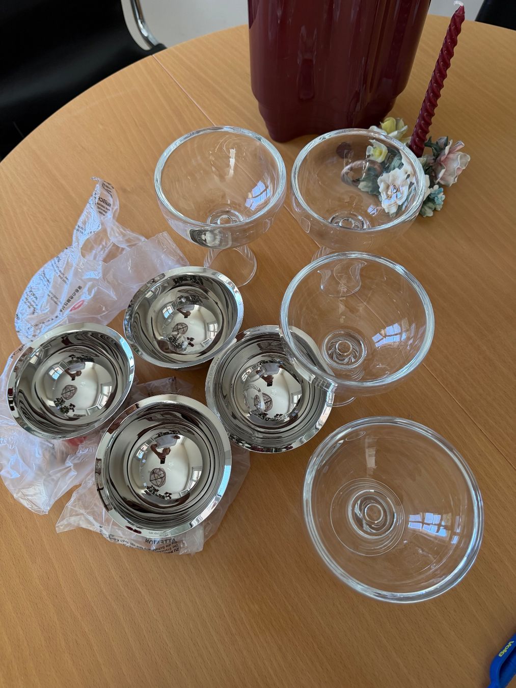 Alessi Coupes: 4 Eisbecher Alessi Neu transparent – D'occasion à Nussbaumen AG par normajeanbaker 2