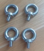 4 Stück Ringschraube Edelstahl V2A M10