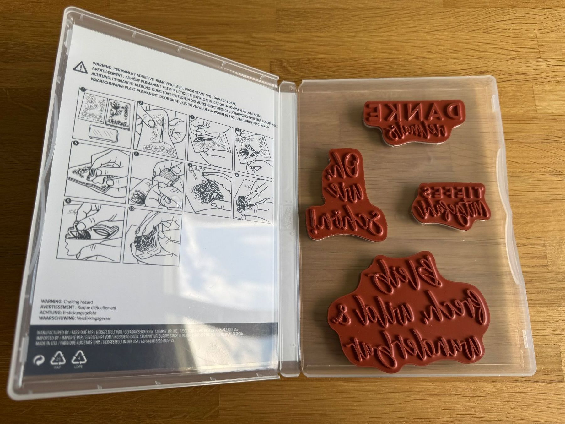 Stampin' up! Timbri: Stampin Up / Warmherzige Worte / A – Usato da Neukirch (Egnach) venduto da muolen 1