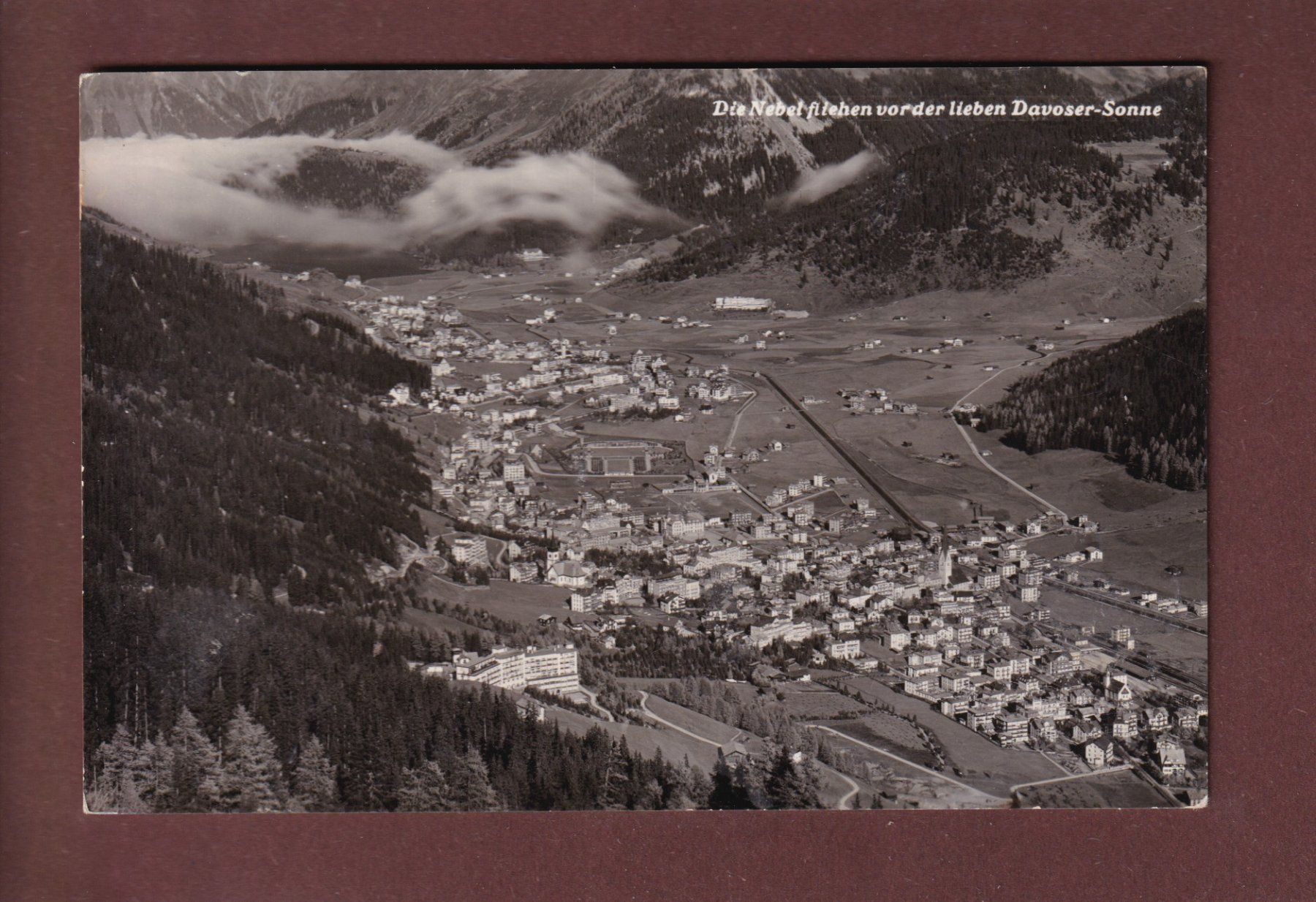 Cartoline postali: DAVOS - 1938 – Usato da Pully venduto da nicecards