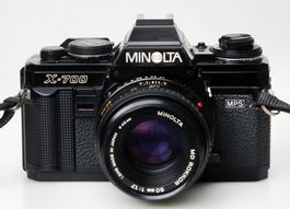 Minolta X-700 MPS mit MD-Rokkor 50mm 1:1,7 TOP-Zustand