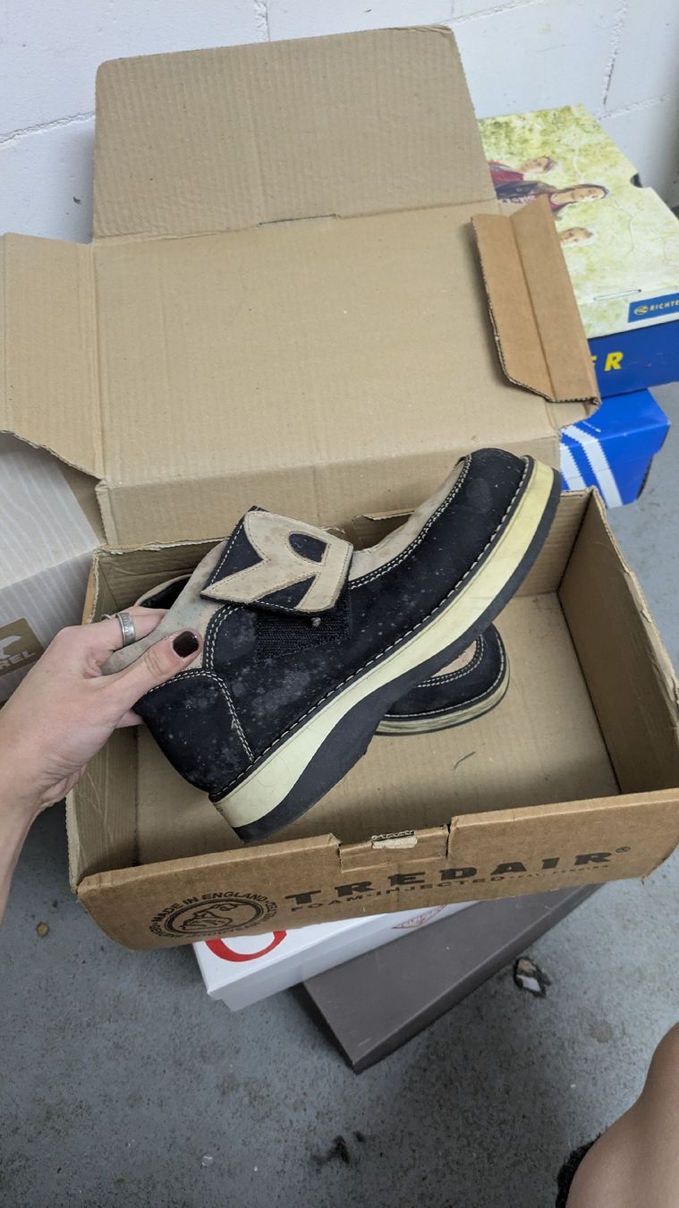 Scarpe da uomo: RICHTER Schuhe blau beige – Usato da Morgarten venduto da rra_jvw7