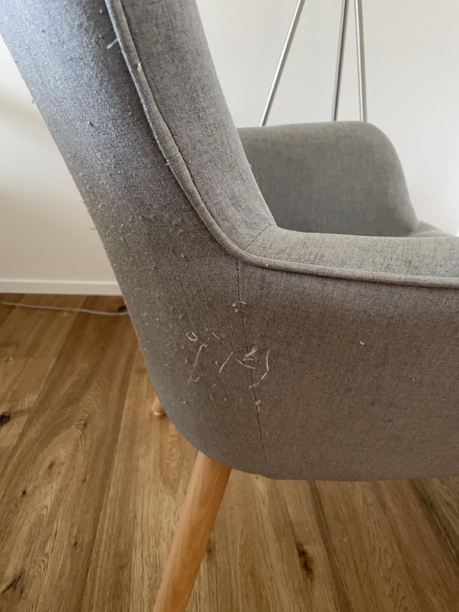 Sessel: Grauer Sessel im skandinavischen Design – Gebraucht aus Zufikon von Mlaue 4