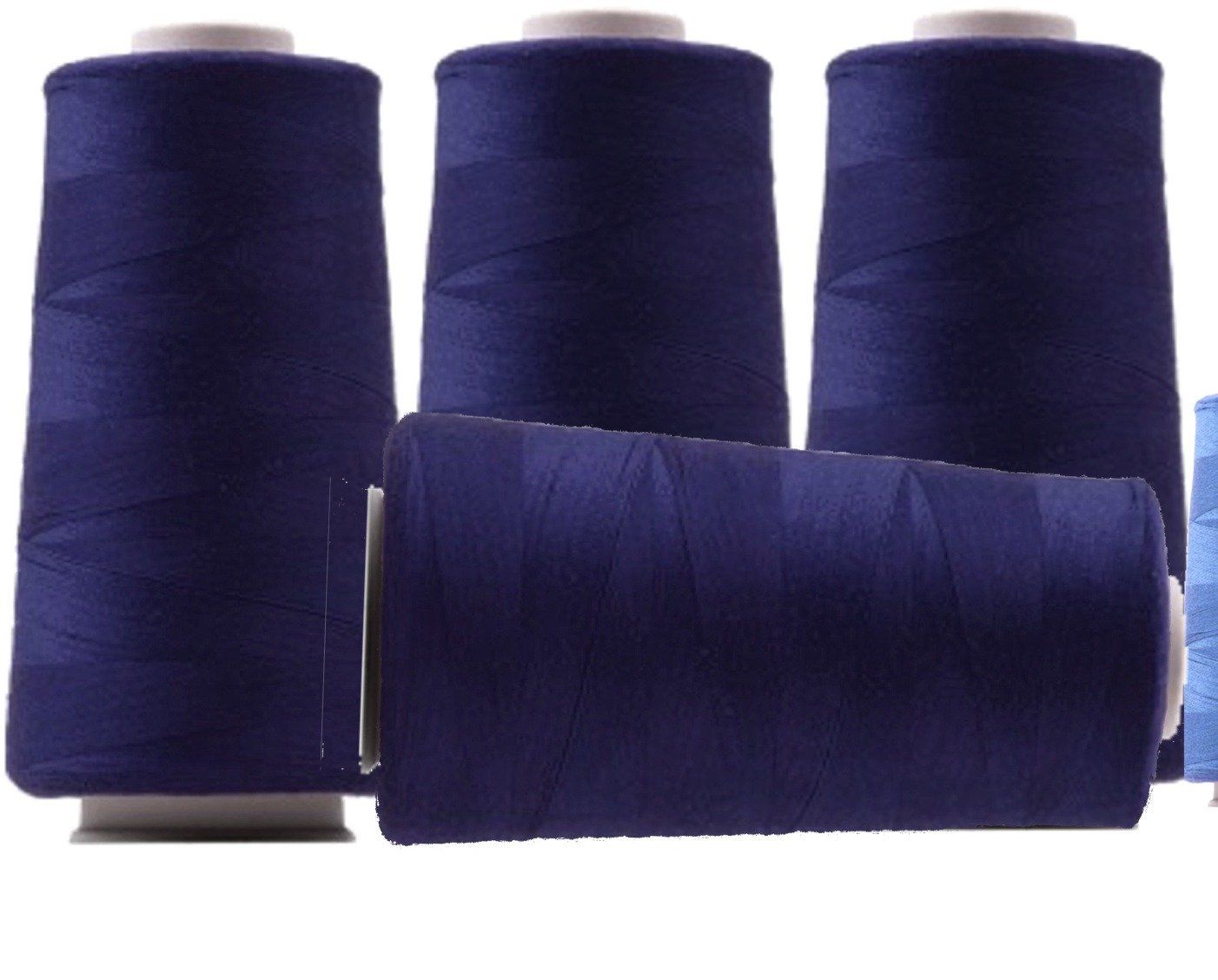 Cordicelle & Fili: Overlockgarn, 3000m, Polyester - dunkelblau 18 – Nuovo (secondo la descrizione) da Leimbach TG venduto da ziernaht