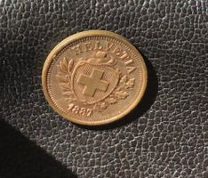 1887 - 1 RAPPEN UNZ