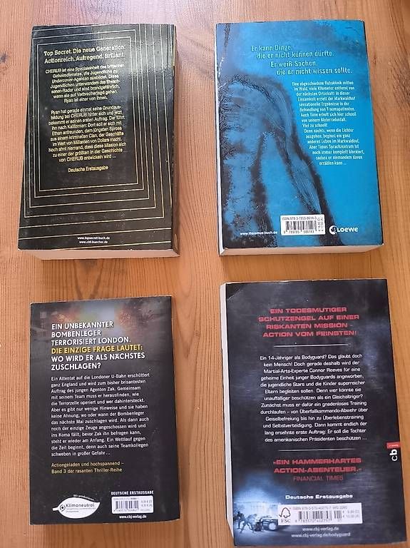 Livres: Jugend-Thriller & Actionromane  4 Bücher – D'occasion à Sisseln AG par kid_gm5m 1