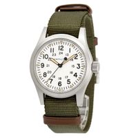 Hamilton Men's H69439411 Khaki Field White Dial Watch