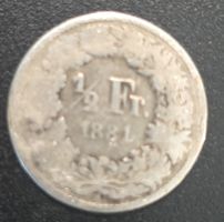 Pièce 1/2 Fr. 1881 AG