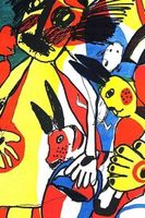 HANS SCHÄRER (Swiss, 1927-1997) Bunte Gesellschaft, 1985
