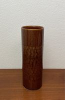 Grosse Zylinder Keramik Vase Landert 70s vintage Blumenvase