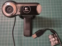 Logitech QuickCam Pro 9000 Webcam mit Carl Zeiss Optik