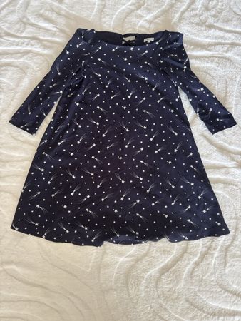 Robe marine étoiles filantes, idéale pour l'automne!