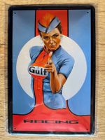Gulf racing pin up