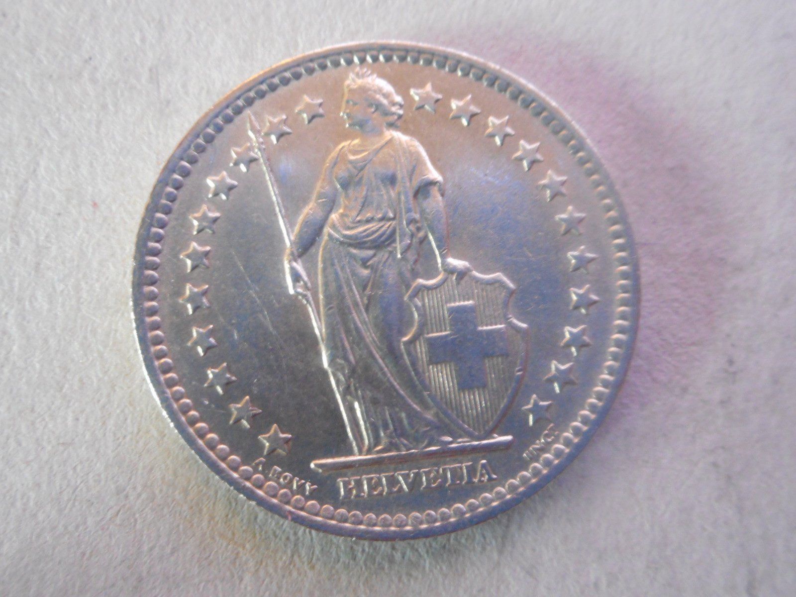 Tutti le monete: 2 Fr. 1963 silber  unz/stgl – Nuovo (secondo la descrizione) da Kriegstetten venduto da pizlad2010 3