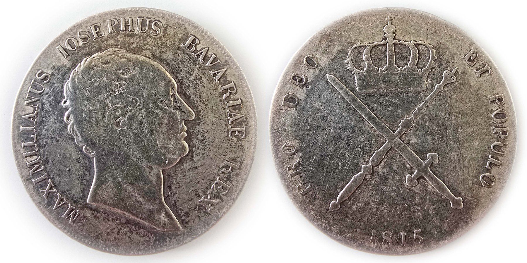 Alle Münzen: Bayern 1 Kronentaler 1815 Silber – Gebraucht aus Heerbrugg von Swissphila