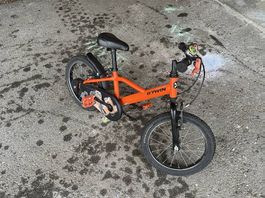 BTwin-Kinderfahrrad mit 16-Zoll-Rädern