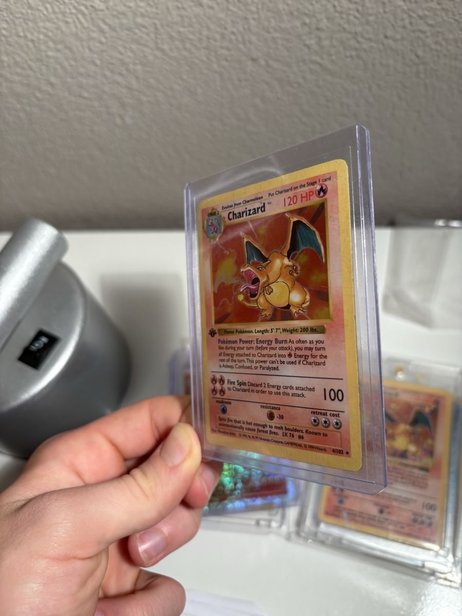 Pokémon Carte collezionabili: Charizard Glurak shadowless 1st edition – Usato da Erlinsbach venduto da cri_l7zw 3