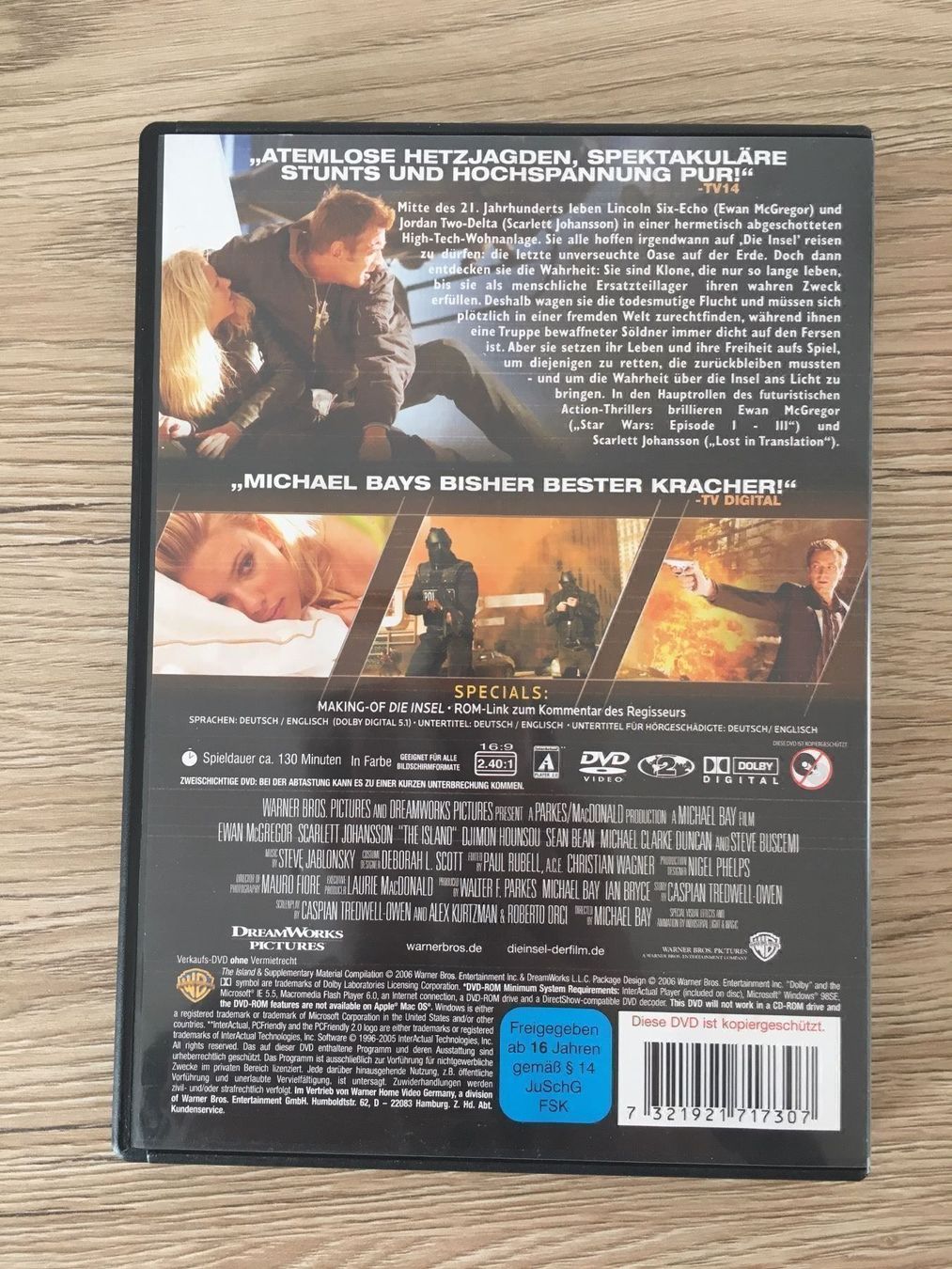 Alle DVDs: DVD die Insel / the island – Gebraucht aus Glattbrugg von riseca 1