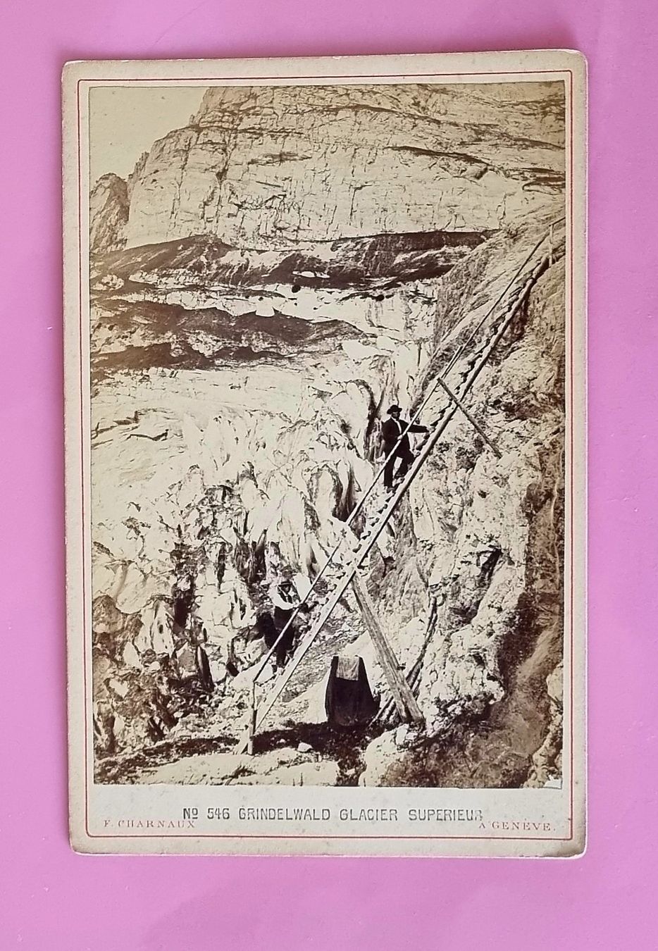 Ansichtskarten: Grindelwald - Glacier Superier - Photo - 1882 – Gebraucht aus Rothrist von RROENK