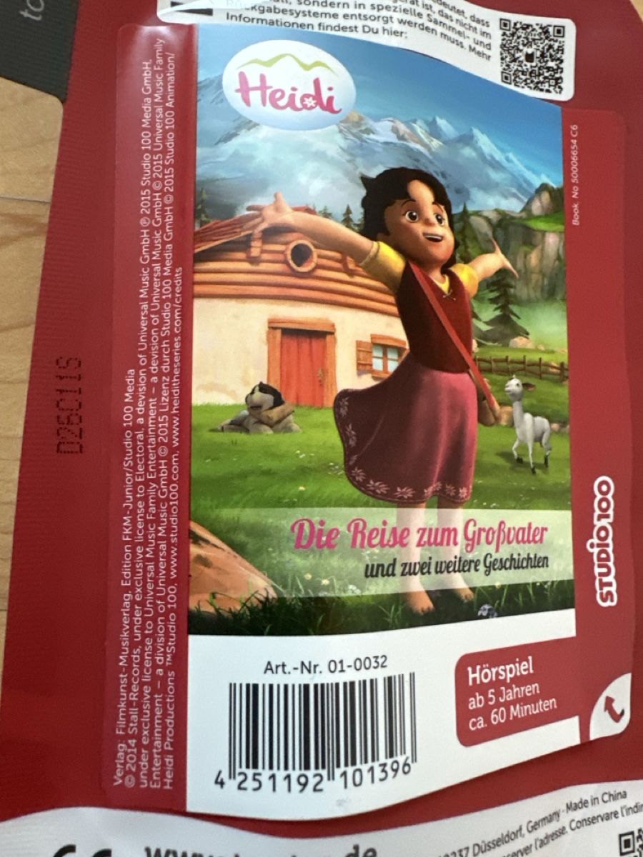 Tonies Figuren: Neu Tonie Heidi – Neu und originalverpackt aus Winterthur von BADBLUEBOY74 1