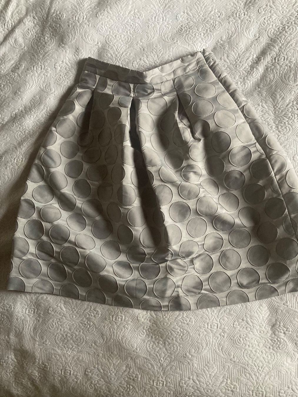 Hallhuber Röcke: Hallhuber Skirt - Polka Dots Grey – Gebraucht aus Luzern von AM2nd 1