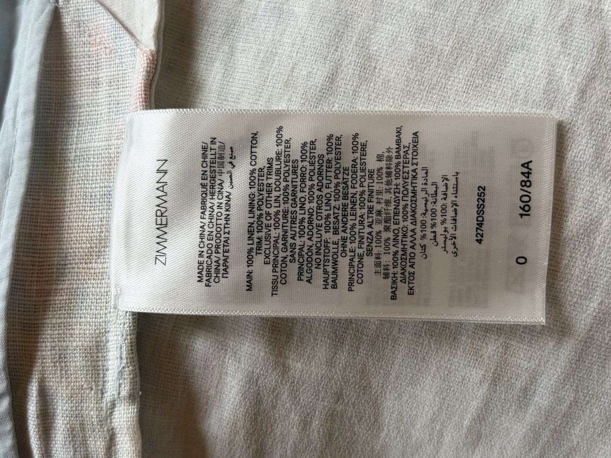 Zimmermann Vestiti: Zimmermann Floral Linen Mini Dress – Usato da St.Josefen venduto da lop_lh8d 7
