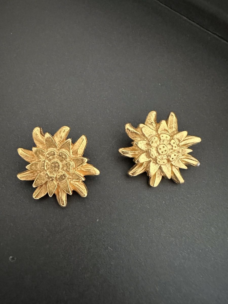 Orecchini pendenti & Orecchini a lobo: Ohrclips Edelweiss – Usato da Zollikon venduto da pan_8jtm 5