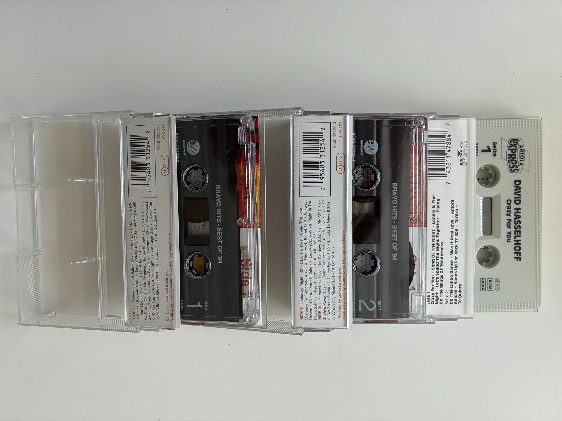 Musicassette: Bravo Hits Best of 94 David Hasselhoff – Usato da Biberist venduto da longimanus3 3