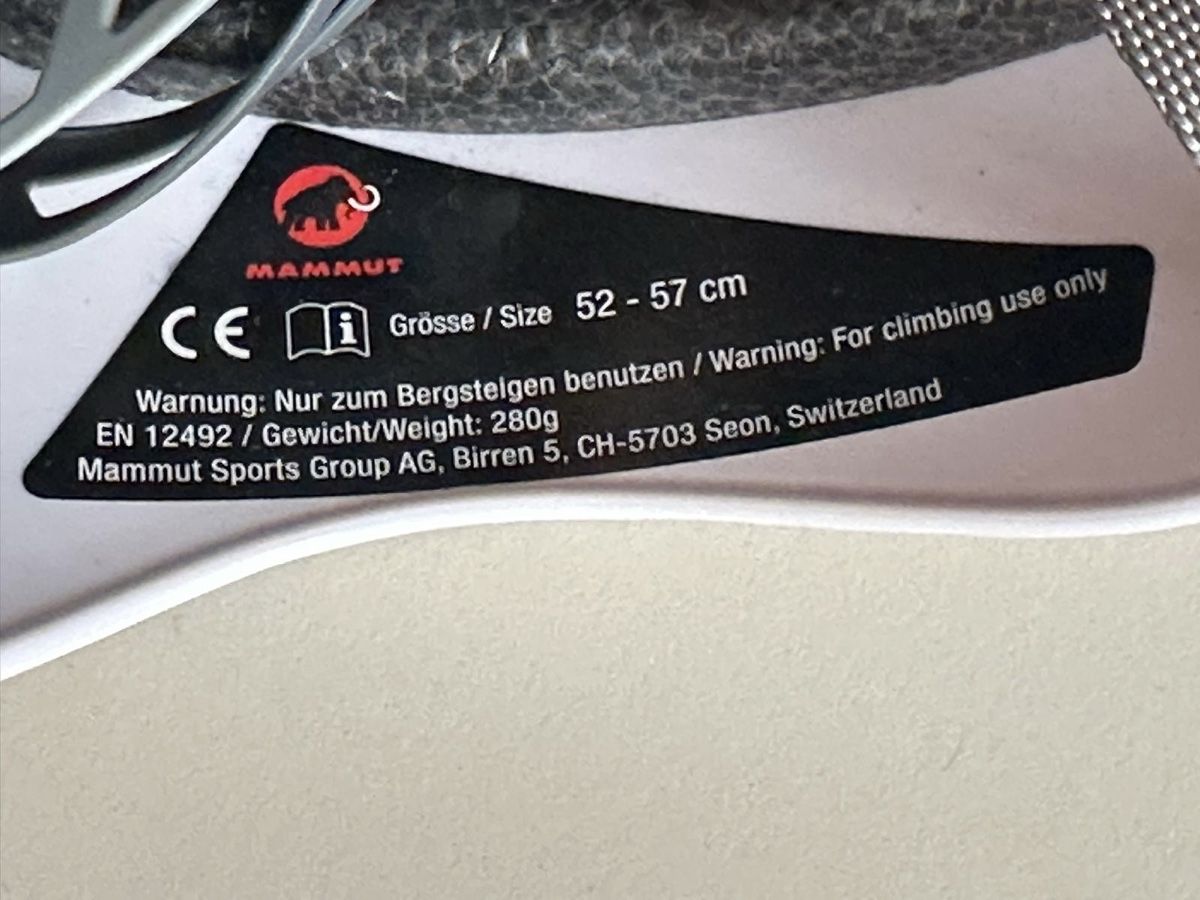 Mammut Caschi: Mammut kletterhelm – Usato da Embrach venduto da jacqui01 5