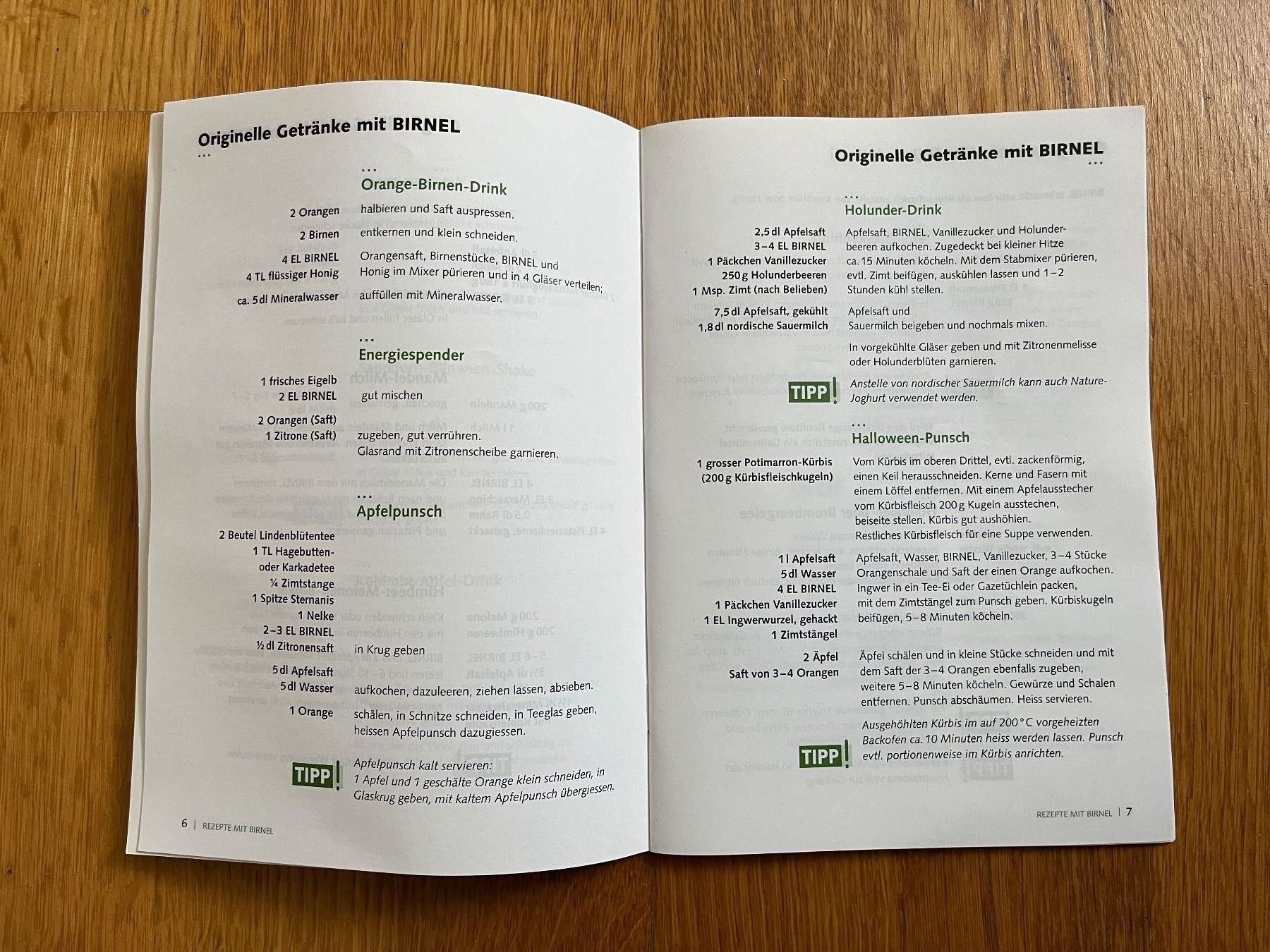 Libri: Broschüre "Rezepte mit Birnel" – Usato da Grosswangen venduto da Vita500 1