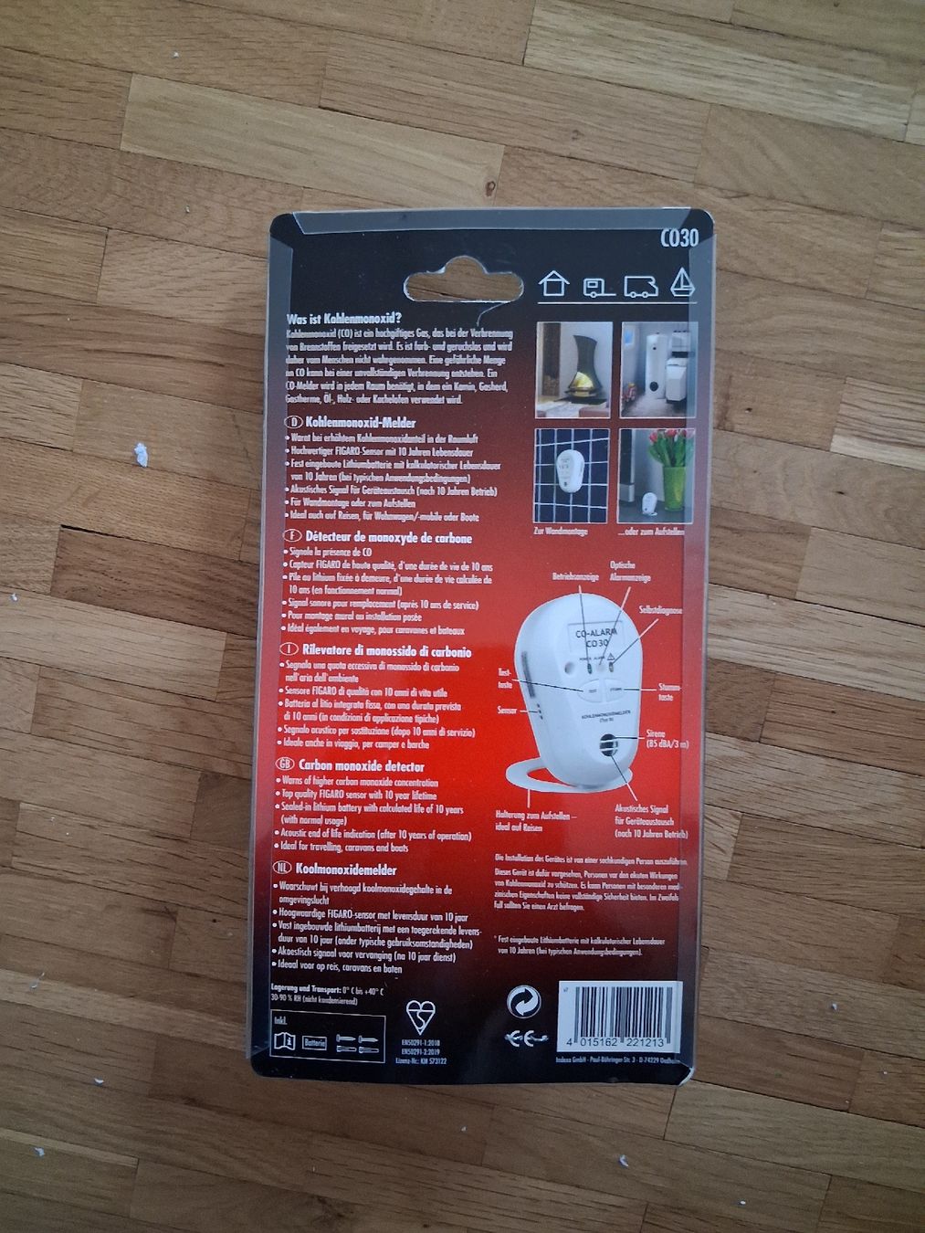 Alarmanlagen: Rilevatore di monossido di carbonio CO30 Pentatech – Neu und originalverpackt aus Jona von api_sdn2 1