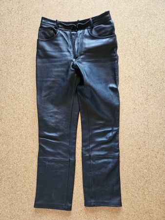 Damen Leder Motorradhose - Grösse 40