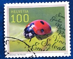 Nr.1565 Marienkäfer  Sondermarken  GESTEMPELT 2015  ﻿   