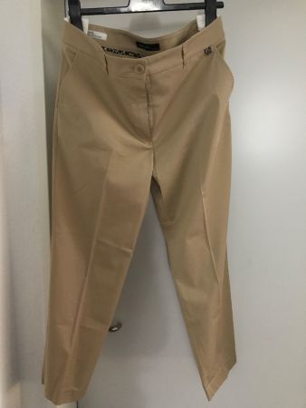 Marc Cain Damen Stoffhose, Gr. 42, beige