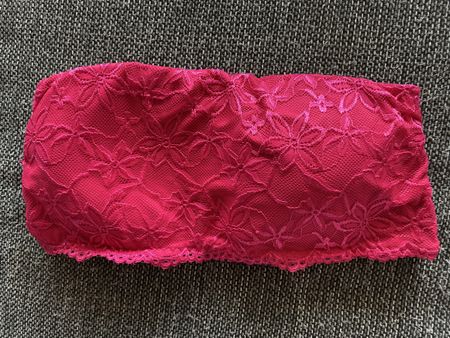 Pinke Sommer Bandeau Spitze, Grösse M, Top Zustand!