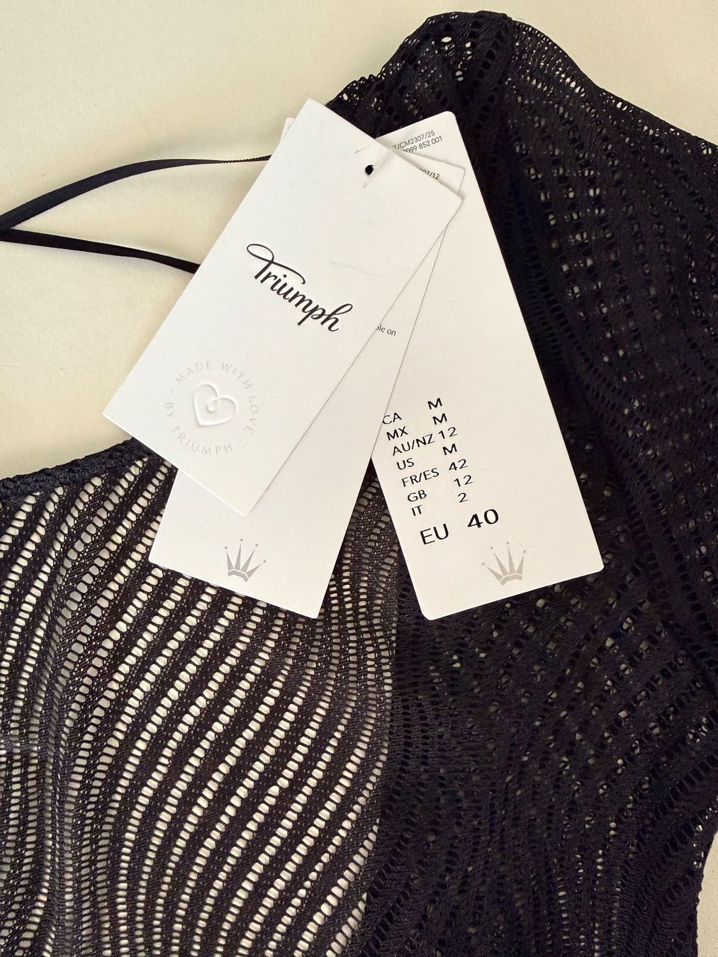 Triumph Autres dessous: TRIUMPH, Body HARMONY SPOTLIGHT, Grösse 40, Farbe Schwarz – Neuf avec emballage d'origine à Rudolfstetten par gst_g7xl 5